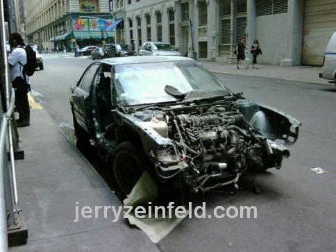 Destroyed Car