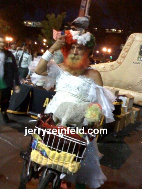 new york city parrot wedding dress guy